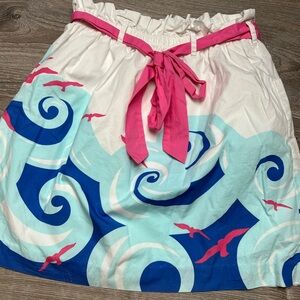 Lilly Pulitzer Sailing To Sugar Skirt-‎ Small